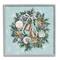 Stupell Industries Nautical Holiday Seashell Wreath Framed Giclee Art